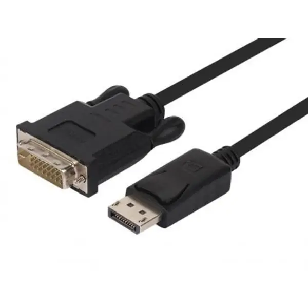 کابل مبدل DisplayPort به درگاه نر DVI یونیتک مدل Y-5118BA به طول 1.8 متر Unitek Y-5118BA DisplayPort to DVI Male Converter Cable 1.8m
