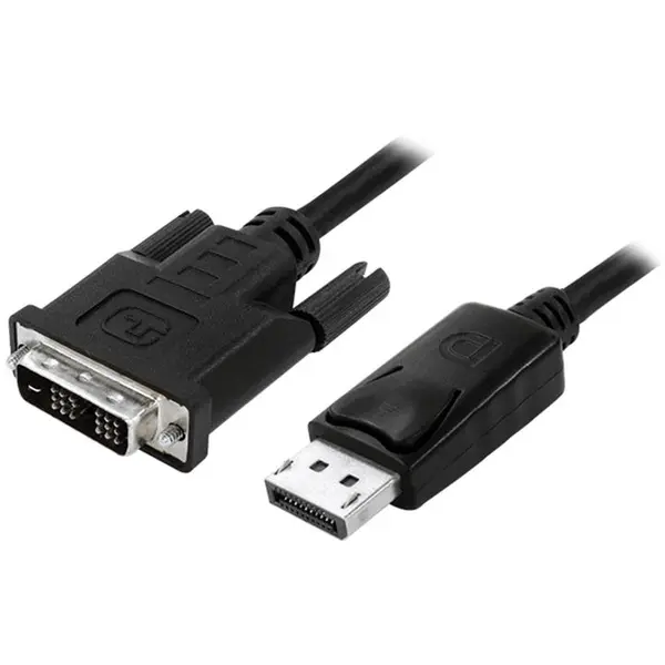 کابل مبدل DisplayPort به درگاه نر DVI یونیتک مدل Y-5118BA به طول 1.8 متر Unitek Y-5118BA DisplayPort to DVI Male Converter Cable 1.8m