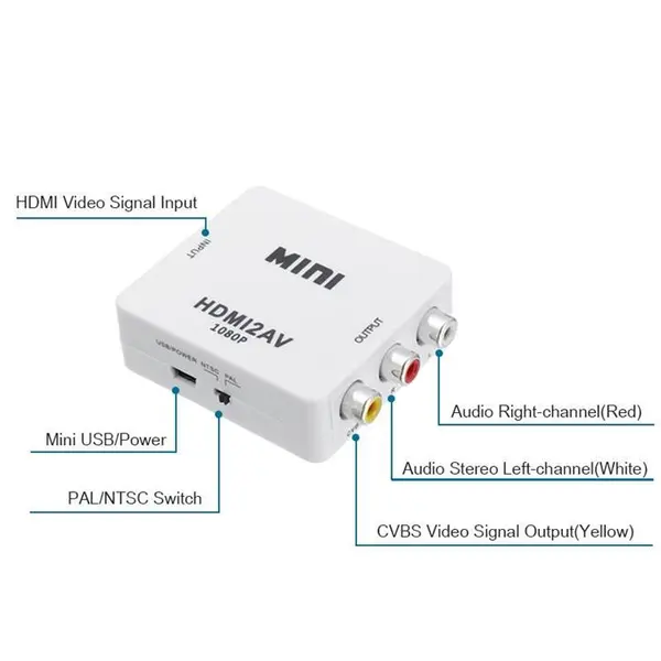 کابل و مبدل تبدیل HDMI به VGA آنتن مدل Onten OTN-7336B