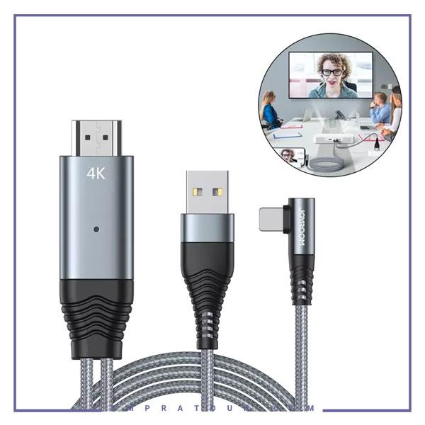 کابل لایتنینگ به اچ دی ام آی جویروم Joyroom Lightning to HDMI 4K SY-35L1