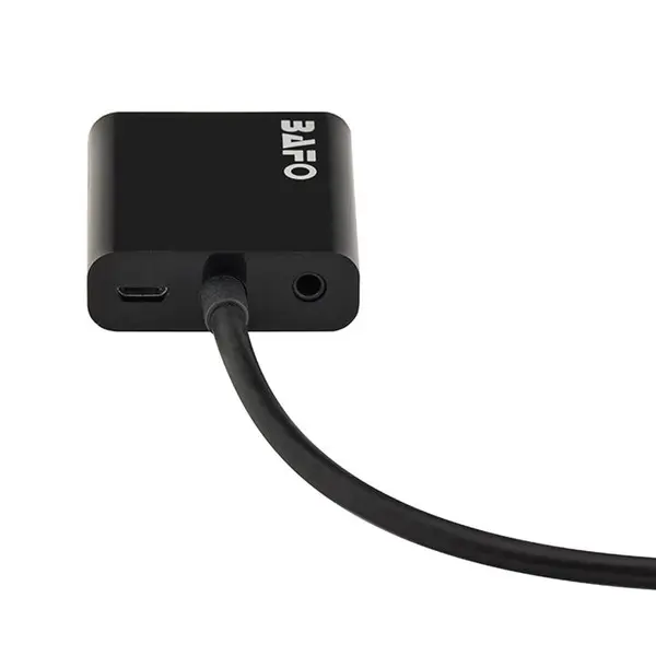 تبدیل Micro HDMI به VGA بافو مدل BF-2622 Bafo BF-2622 Micro HDMI To VGA With Audio and Power Converter
