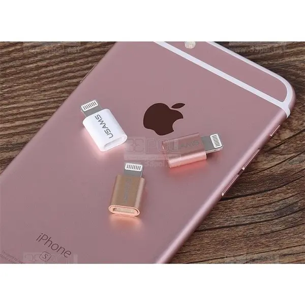 مبدل لایتنینگ به microUSB یوسمز مدل US-SJ021 Usams US-SJ021 Lightning To microUSB Adapter