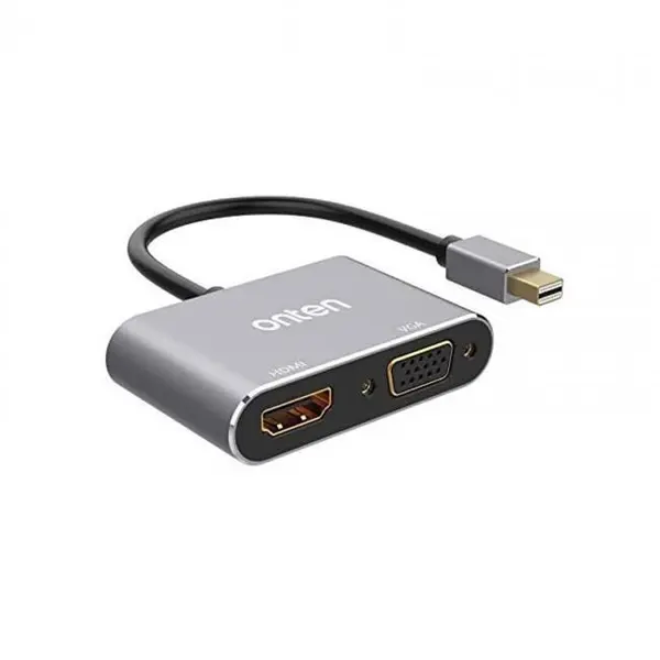 تبدیل Mini Display به HDMI و VGA مدل OTN-5131B ONTEN OTN-5131B Mini Display to HDMI/VGA Converter - 2