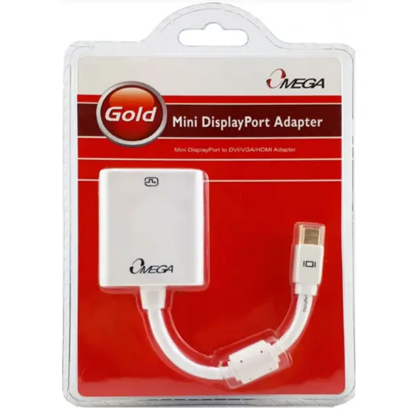 کابل و مبدل تبدیل MiniDP To DVI برند Omega