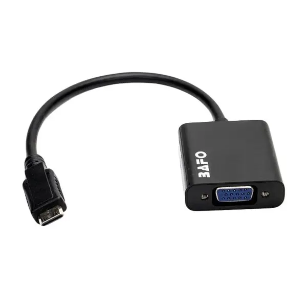 کابل و مبدل تبدیل Mini HDMI به VGA بافو مدل BF-2621 - - 4