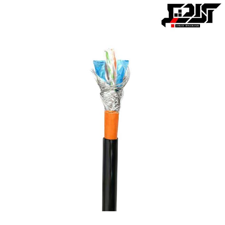 کابل شبکه outdoor sftp cat 6 نگزنس دورو کش تمام مس حلقه 305 متری