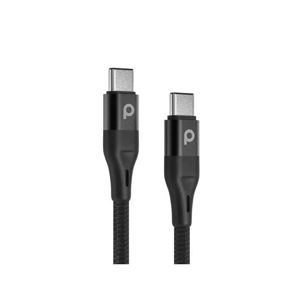 کابل دو سر تایپ سی پورودو Porodo Aluminum Braided USB-C to USB-C Cable 1.2m 60W
