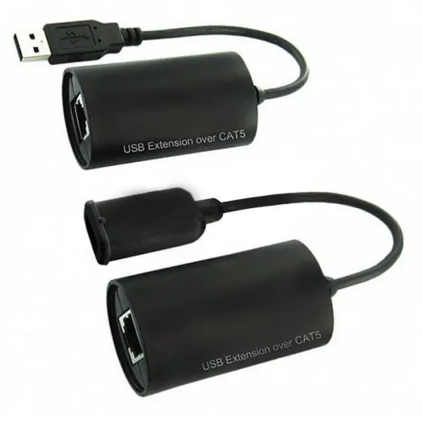 مبدل افزایش طول USB2.0 تحت شبکه 100متری بافو - 3