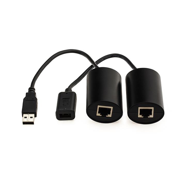 مبدل افزایش طول USB2.0 تحت شبکه 100متری بافو