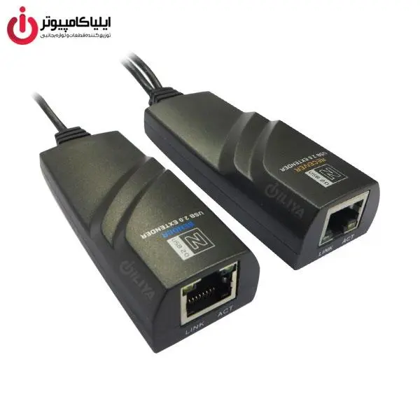 توسعه دهنده سیگنال USB2.0 Extender over Cat5 بافو BF-4914 BAFO Bafo BF-4914 USB2.0 Over Cat.5 Extender Adapter 100m - 3