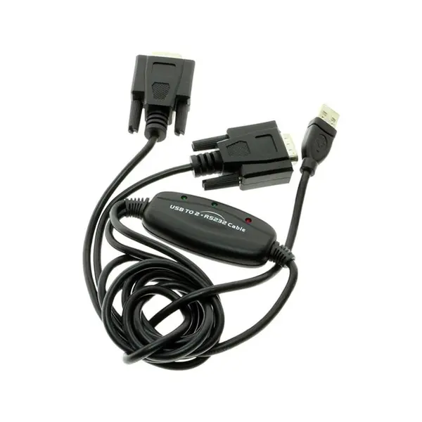 کابل تبدیل USB به 2x Serial بافو مدل BF-816 Bafo BF-816 USB to 2xSerial cable converter - 2