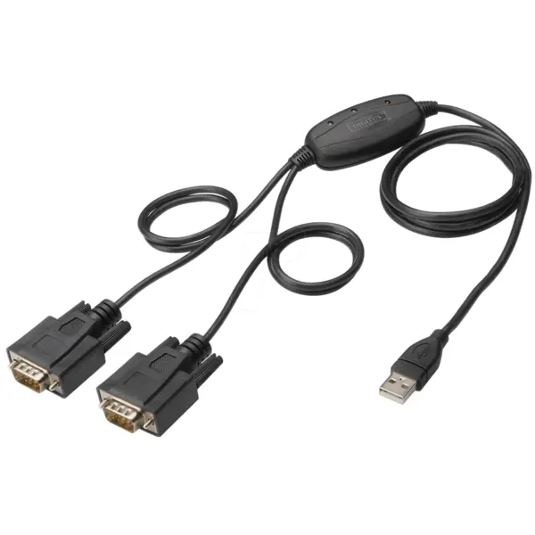 کابل تبدیل USB به 2x Serial بافو مدل BF-816 Bafo BF-816 USB to 2xSerial cable converter - 3