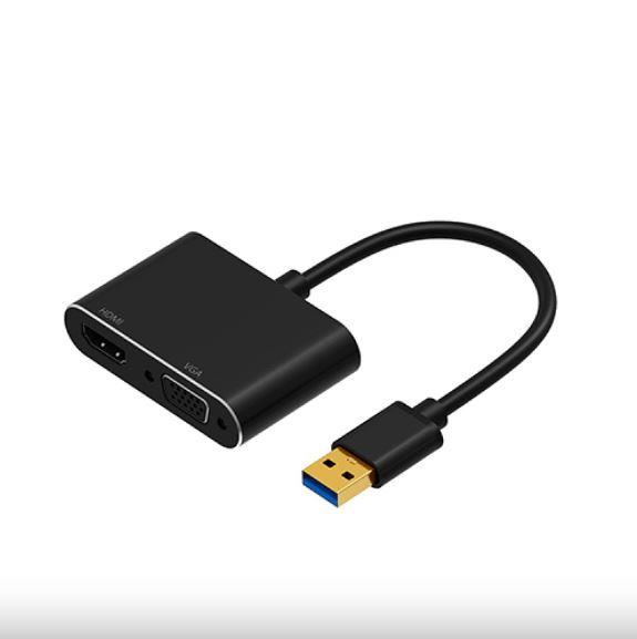 تبدیل USB3.0 به HDMI و VGA اونتن مدل OT-5201B برای ویندوز