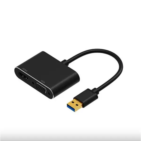 تبدیل USB3.0 به HDMI و VGA اونتن مدل OT-5201B برای ویندوز