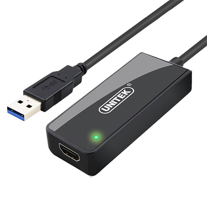 مبدل USB 3.0 به HDMI یونیتک مدل Y-3702 Unitek Y-3702 USB 3.0 To HDMI Adapter