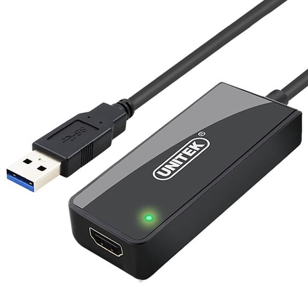 مبدل USB 3.0 به HDMI یونیتک مدل Y-3702 Unitek Y-3702 USB 3.0 To HDMI Adapter