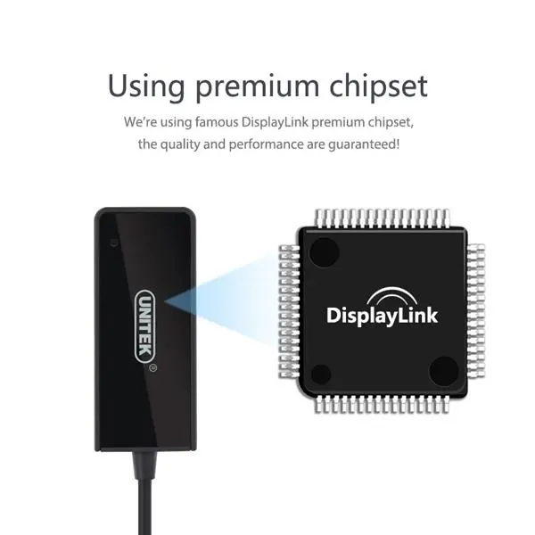 مبدل USB 3.0 به HDMI یونیتک مدل Y-3702 Unitek Y-3702 USB 3.0 To HDMI Adapter - 4
