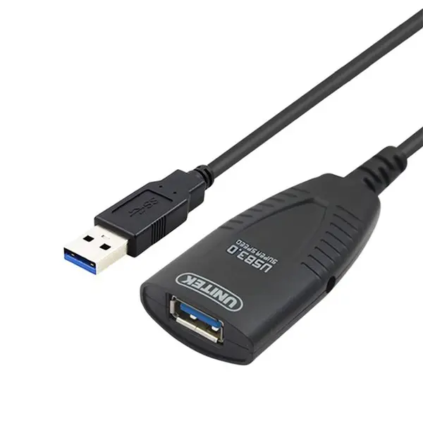 مبدل USB 3.0 به USB 3.0 یونیتک مدل Y-3015 طول 5 متر Unitek Y-3015 USB 3.0 To USB 3.0 Adapter 5m - 5