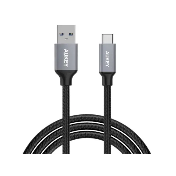 کابل تبدیل USB 3.0 به USB-C آکی مدل CB-CD2 به طول 100 سانتی متر Aukey CB-CD2 USB 3.0 To USB-C Cable 100cm