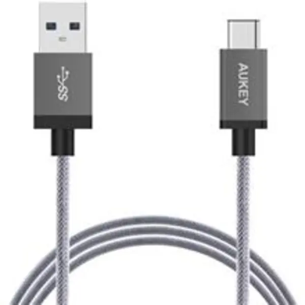 کابل تبدیل USB 3.0 به USB-C آکی مدل CB-CD2 به طول 100 سانتی متر Aukey CB-CD2 USB 3.0 To USB-C Cable 100cm