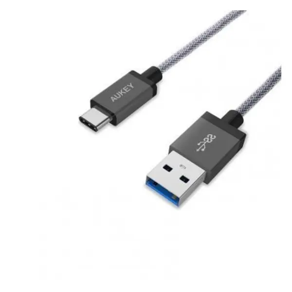 کابل تبدیل USB 3.0 به USB-C آکی مدل CB-CD2 به طول 100 سانتی متر Aukey CB-CD2 USB 3.0 To USB-C Cable 100cm