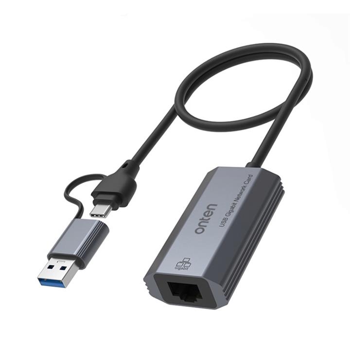 تبدیل USB 3.0 و USB-C به Lan اونتن مدل  UE101