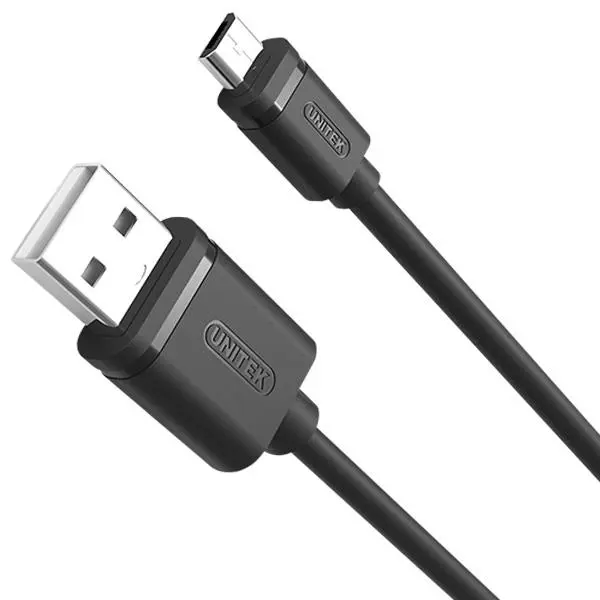 کابل تبدیل USB-A به microUSB-B یونیتک مدل Y-C454GBK به طول 0.5 متر Unitek Y-C454GBK USB-A to microUSB-B Cable 0.5m
