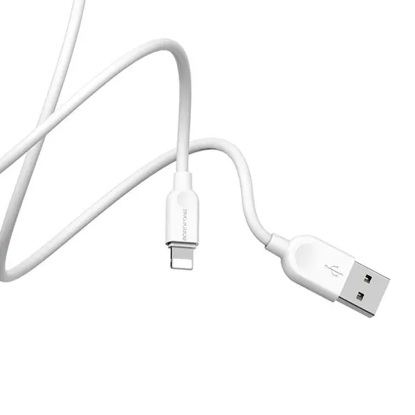 کابل تبدیل USB به لایتنینگ بروفون مدل BX14 طول 1 متر Borofone BX14 USB To Lightning Cable 1m - 4