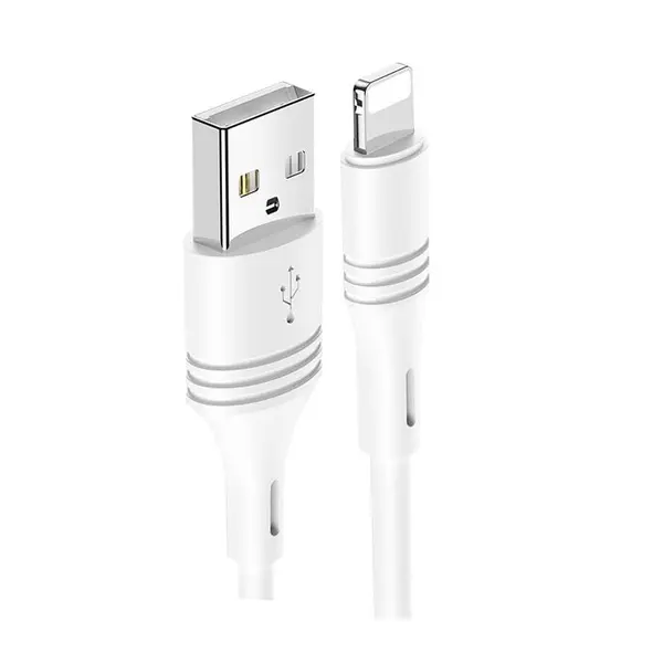 کابل تبدیل USB به لایتنینگ بروفون مدل BX43 طول 1 متر -