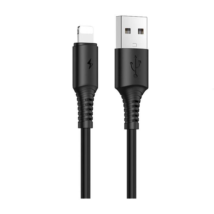 کابل تبدیل USB به لایتنینگ بروفون مدل BX47 طول 1 متر -