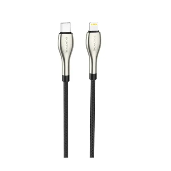 کابل تبدیل USB-C به لایتنینگ بروفون مدل BU29 20W طول 1.2 متر -