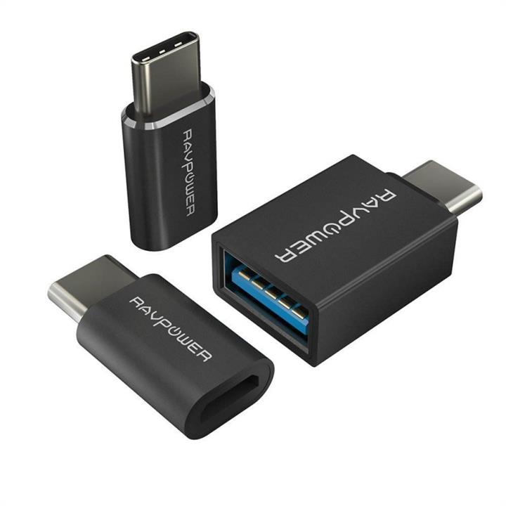 مبدل USB-C به microUSB/USB 3.0 راو پاور مدل RP-PC007 RavPower RP-PC007 USB-C to microUSB/USB 3.0 Converter