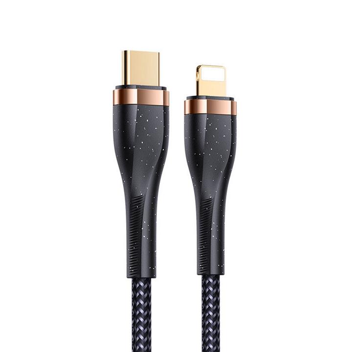 کابل تبدیل USB-C به لایتنینگ یوسمز مدل US-SJ489 20W طول 1.2 متر Usams US-SJ489 20W USB-C to Lightning 1.2m