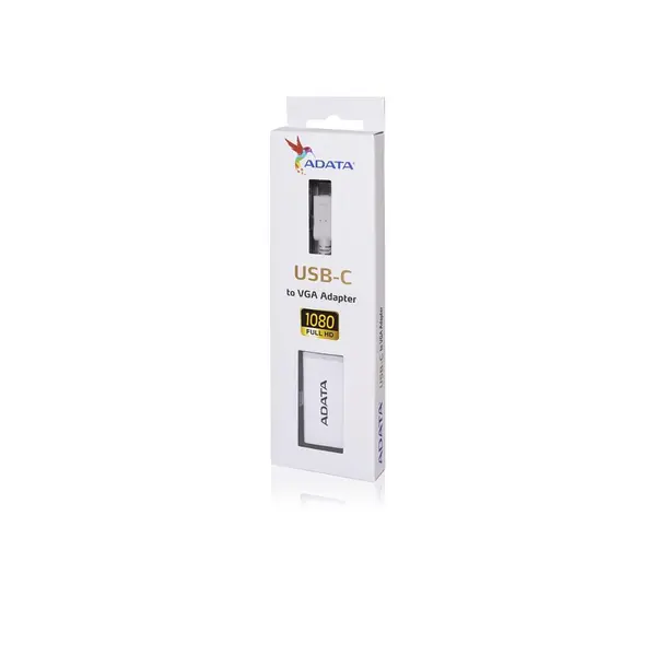 مبدل USB-C به VGA ای دیتا مدل ACVGAPL ADATA ACVGAPL USB-C To VGA Adapter