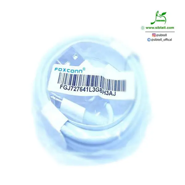 کابل تبدیل USB به لایتنینگ فاکسکان مدل FGJ72 طول 1 متر -