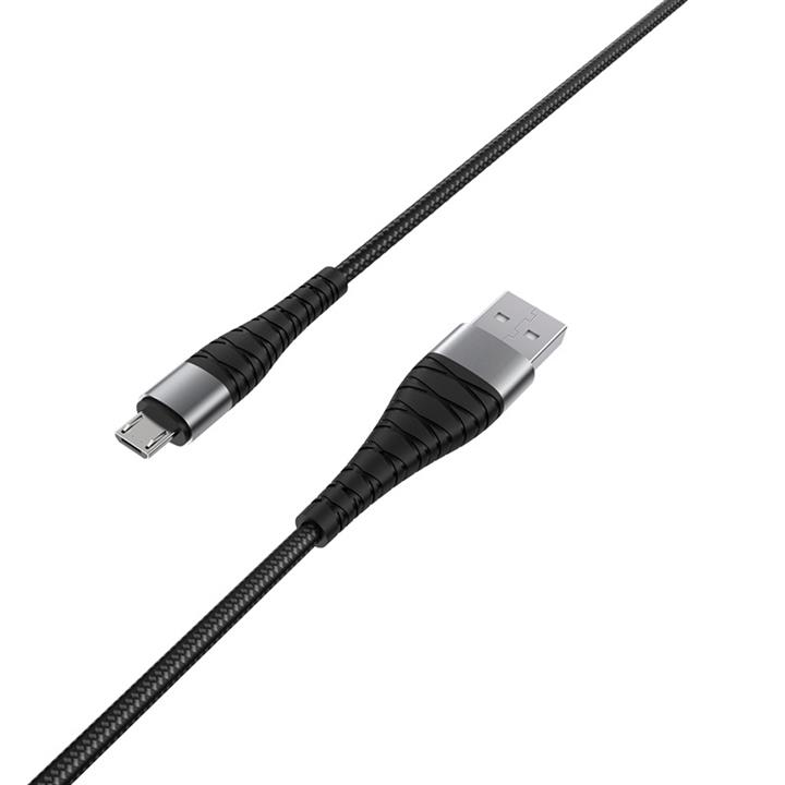 کابل تبدیل USB به Micro-USB بروفون مدل BX32 BOROFONE BX32 USB to MicroUSB Cable 1m