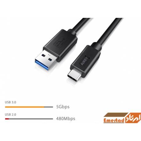 کابل تبدیل USB به microUSB آکی مدل CB-D9 به طول 2 متر Aukey CB-D9 USB To microUSB Cable 2m