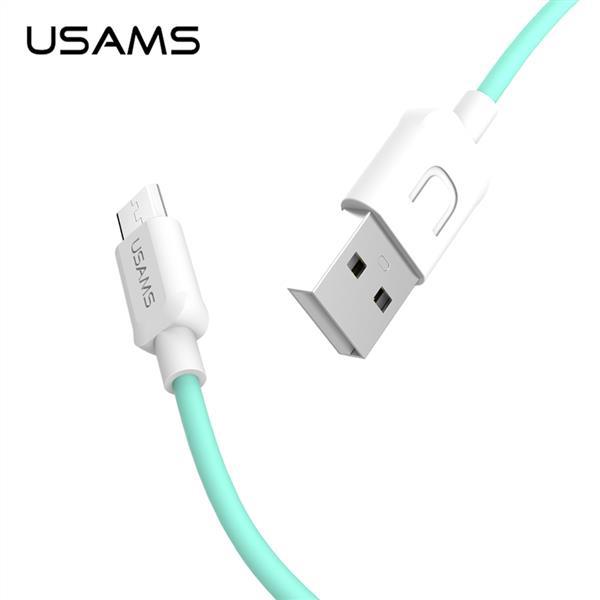 کابل تبدیل USB به microUSB یوسامز سری U-TURN مدل US-SJ098 طول 1 متر USAMS U-TURN Series USB To microUSB Cable US-SJ098 - 1m