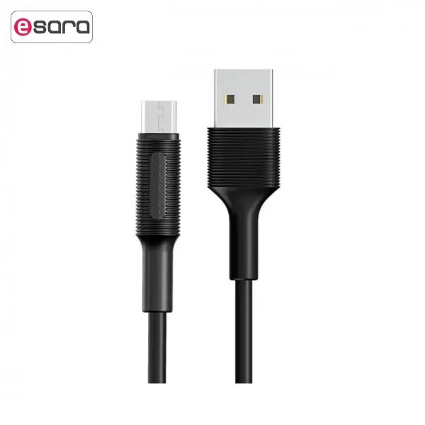 کابل تبدیل USB به MICRO USB بروفون مدل BX1 طول 1 متر -