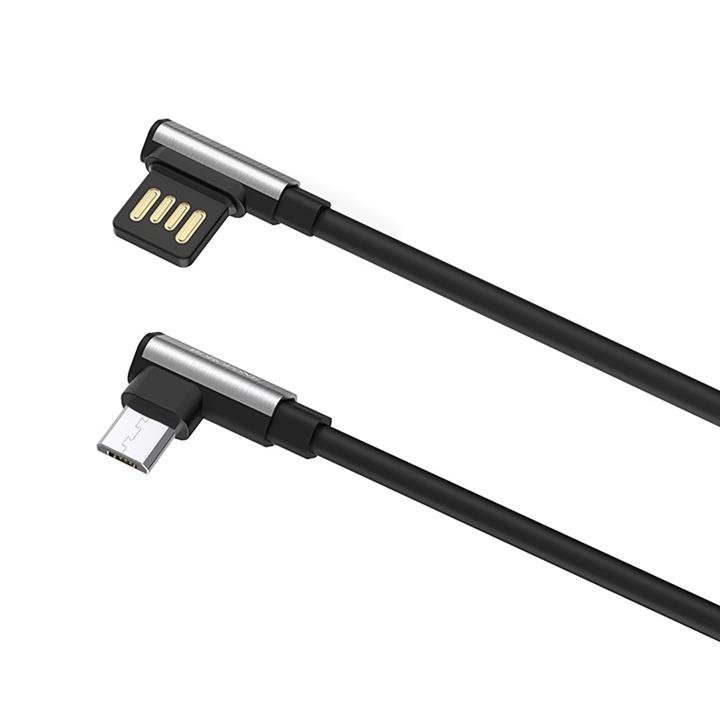 کابل تبدیل USB به microUSB بروفون مدل BU5 طول 1.2 متر BOROFONE BU5 USB to microUSB Cable 1.2m