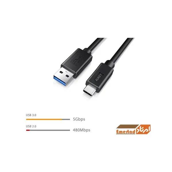 کابل تبدیل USB به microUSB آکی مدل CB-D9 به طول 2 متر Aukey CB-D9 USB To microUSB Cable 2m