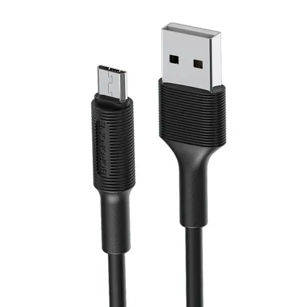 کابل تبدیل USB به MICRO USB بروفون مدل BX1 طول 1 متر -