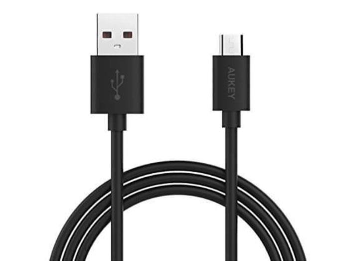 کابل تبدیل USB به microUSB آکی مدل CB-CD11 به طول 3.2 متر Aukey CB-CD11 USB To microUSB Cable 3.2m