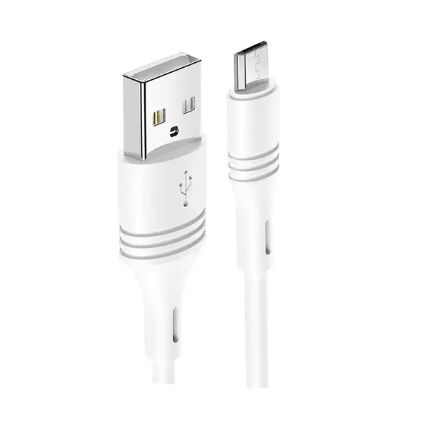 کابل تبدیل USB به MICROUSB بروفون مدل BX43 طول 1 متر -