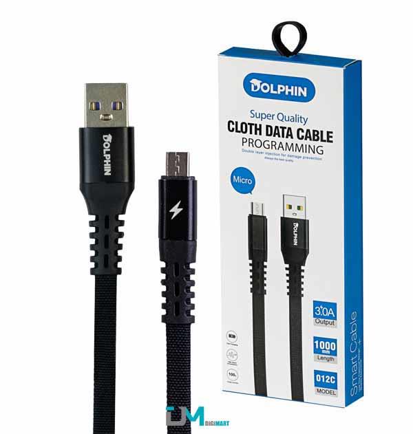 کابل تبدیل USB به microUSB دلفین مدل 012C طول 1 متر