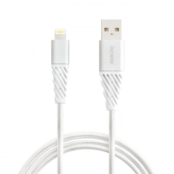 کابل تبدیل USB به لایتنینگ آینوبن مدل N30101 طول 1.2 متر inoben N30101 USB to Lightning Cable 1.2m