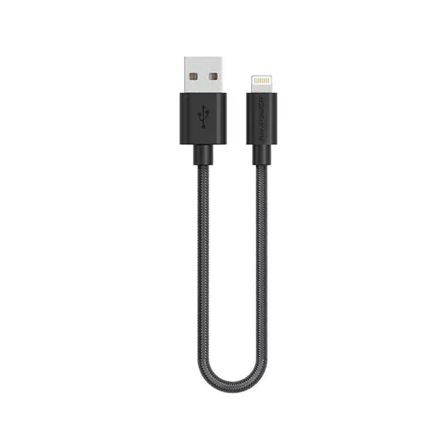 کابل تبدیل USB به لایتنینگ راو پاور مدل RP-CB011 طول 0.3 متر -