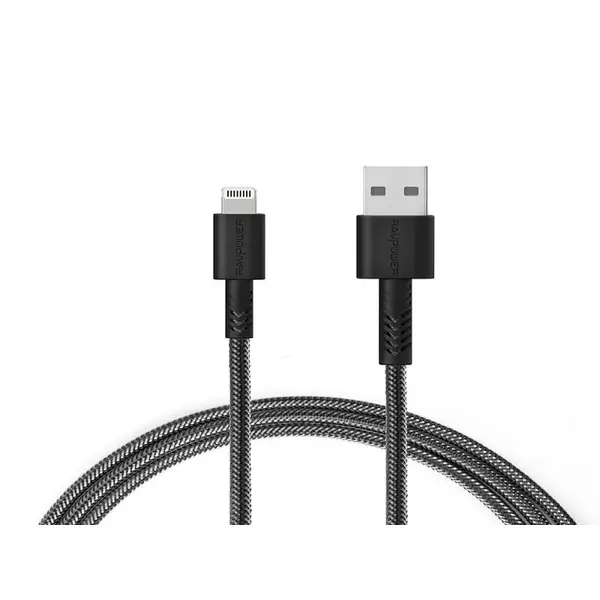 کابل تبدیل USB به لایتنینگ راو پاور مدل RP-CB012 طول 1.2 متر RAVPower RP-CB012 USB To Lightning Cable 1.2m