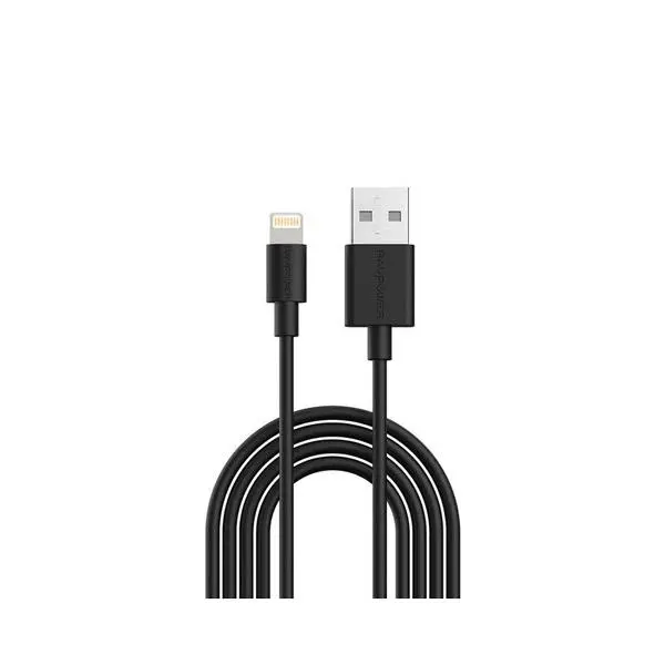 کابل تبدیل USB به لایتنینگ راو پاور مدل RP-CB030 طول 1 متر RAVPower RP-CB030 USB To Lightning Cable 1m