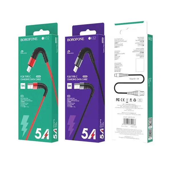 کابل تبدیل USB به Type-c بروفون مدل Bx32
